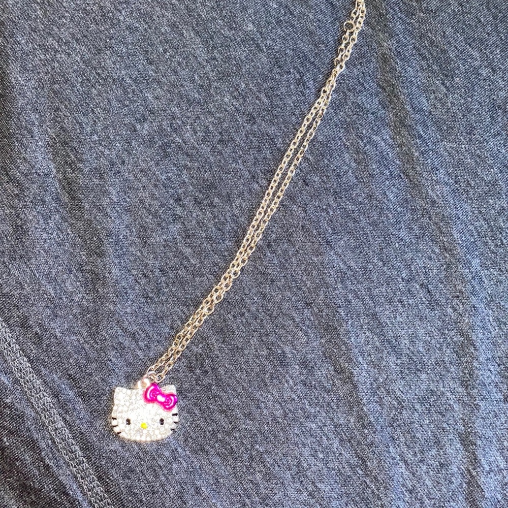 Hello Kitty crystal necklace